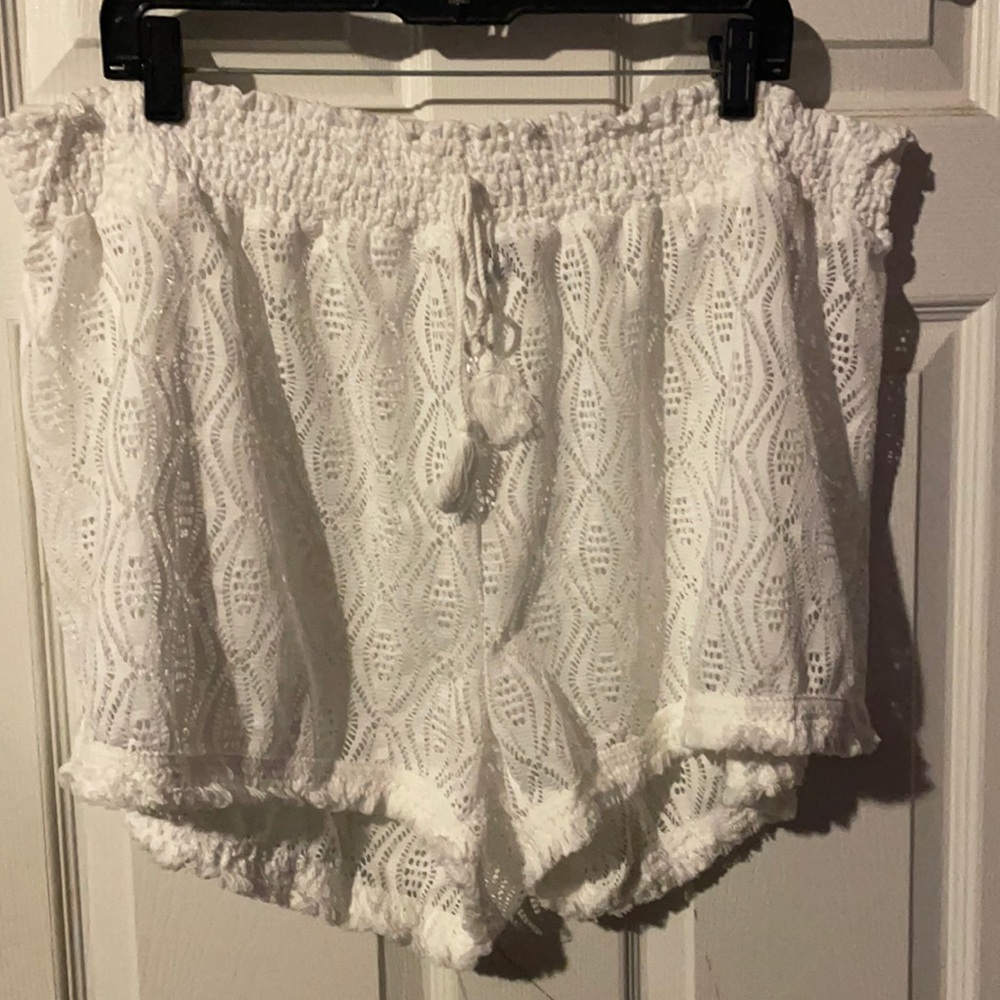 - Sheer Cover-up shorts